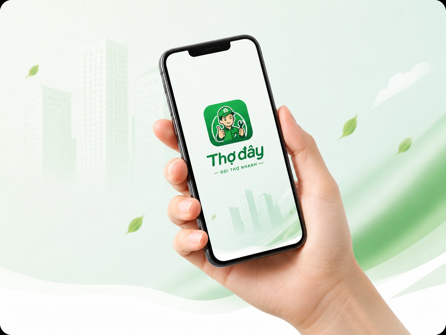 Ứng dụng Thợ Đây trên điện thoại